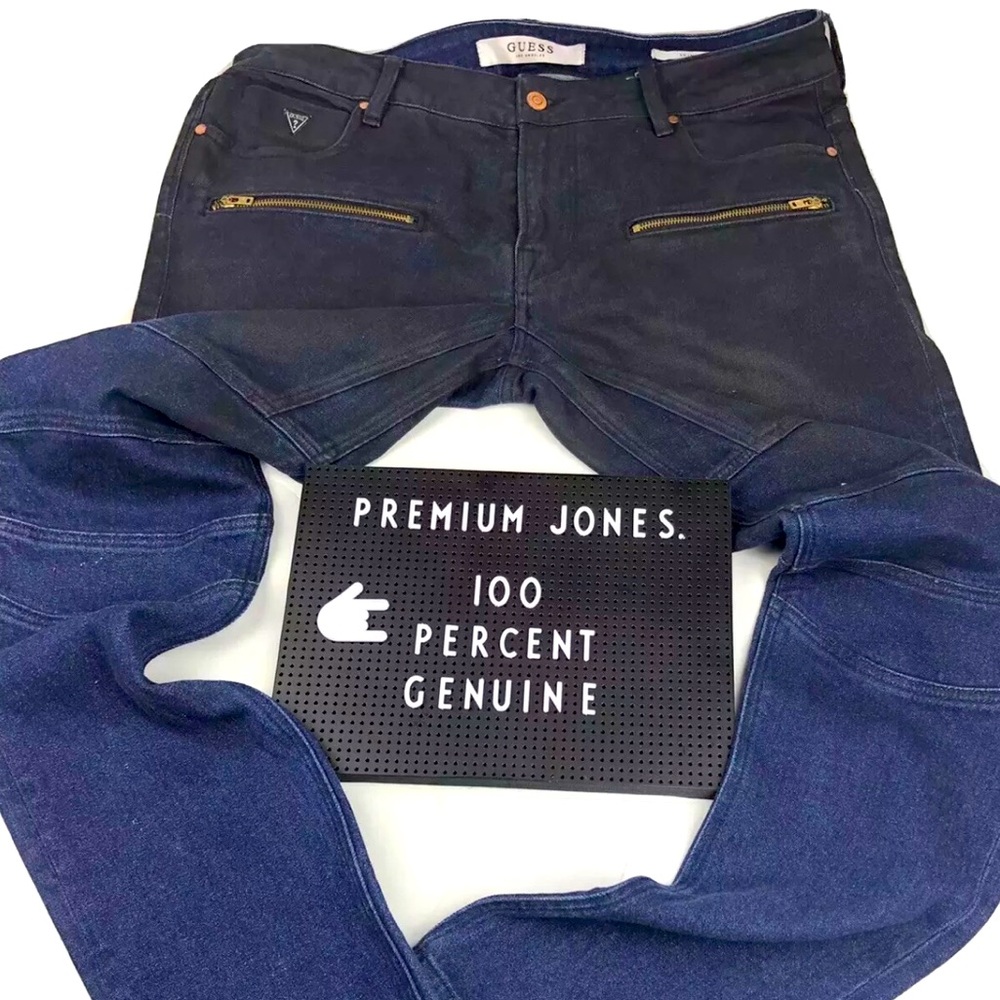 Premium Guess 2 Tone Tapered Denim Size 36